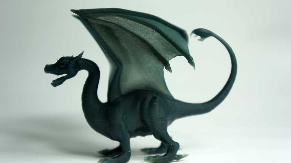 Kudo3D Titan 1 DLP 3D Printed Dragon