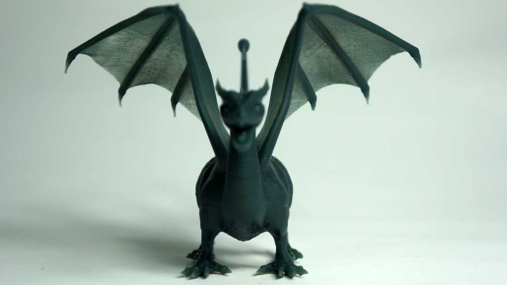 Kudo3D Titan 1 DLP 3D Printed Dragon