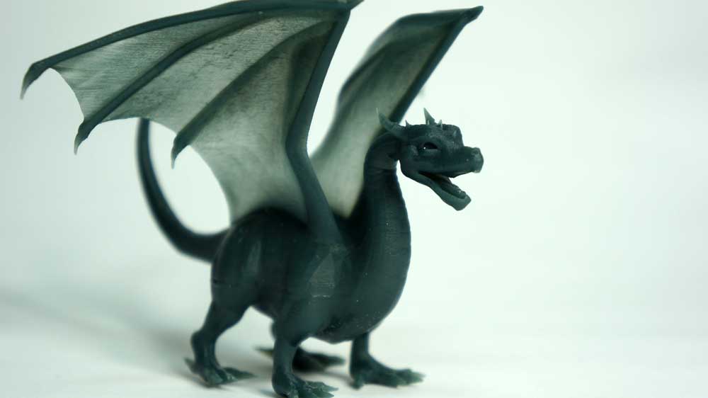 Kudo3D Titan 1 DLP 3D Printed Dragon