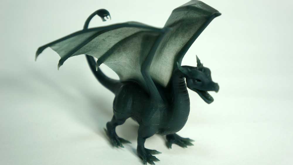 Kudo3D Titan 1 DLP 3D Printed Dragon