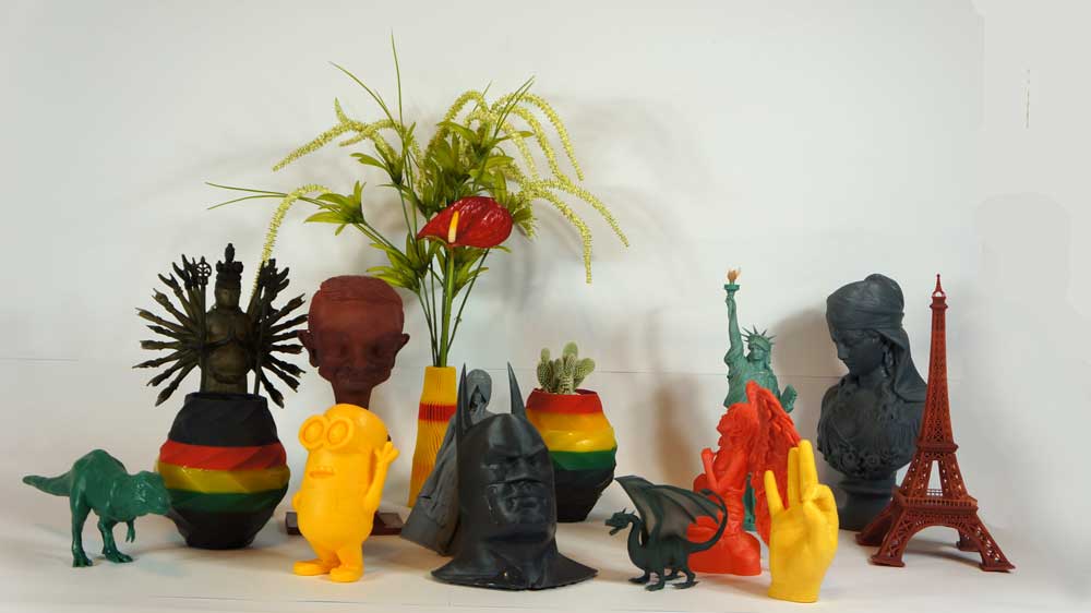 Models printed with Kudo3D Titan 1 DLP Printer