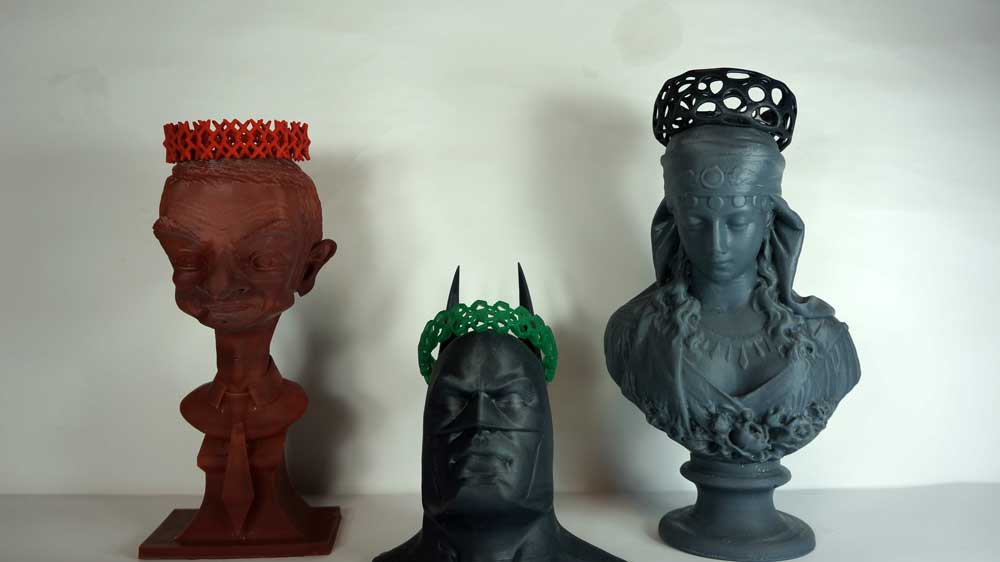 Models printed with Kudo3D Titan 1 DLP Printer