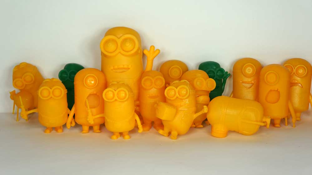 Models printed with Kudo3D Titan 1 DLP Printer