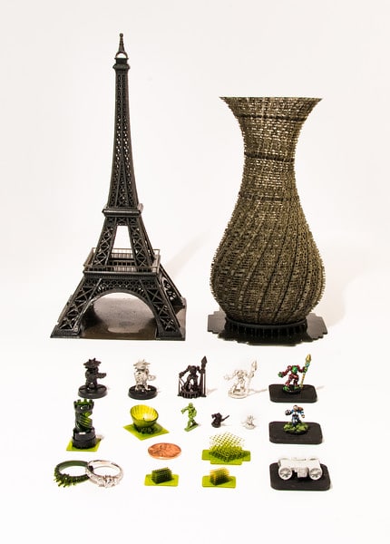 Models printed with Kudo3D Titan 1 DLP Printer