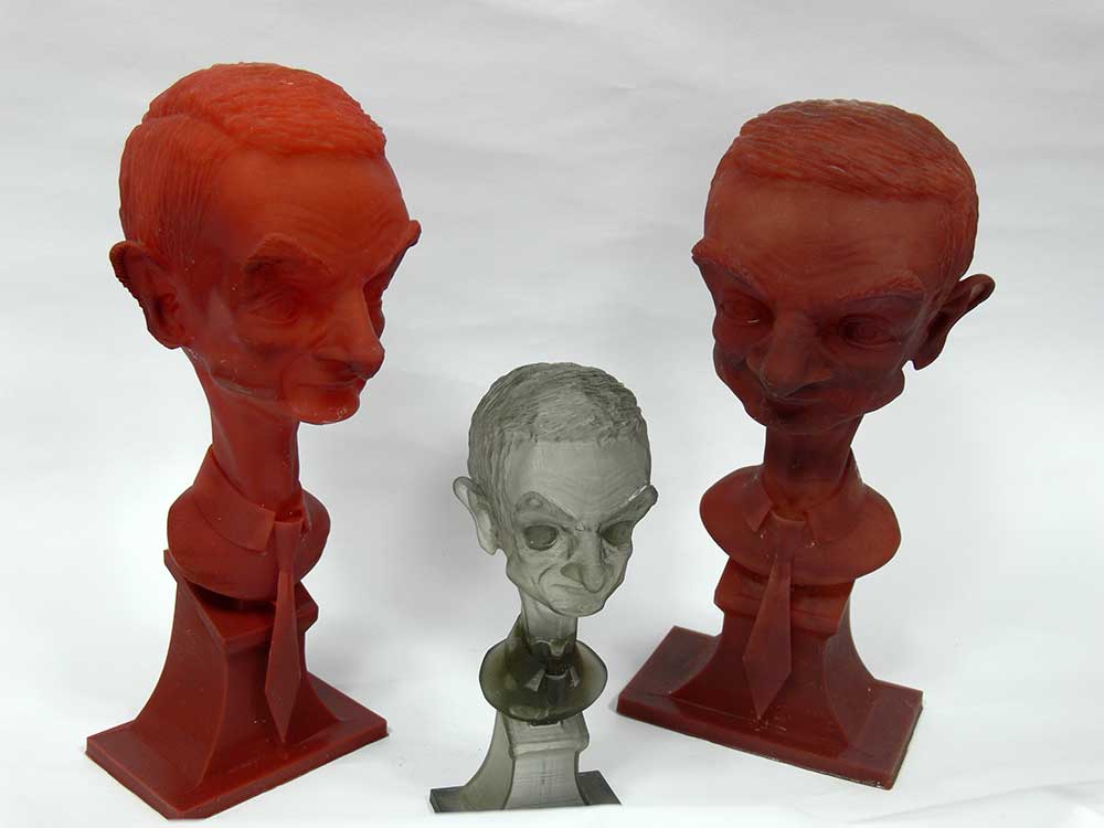 Mr Bean printed with Kudo3D Titan 1 DLP Printer