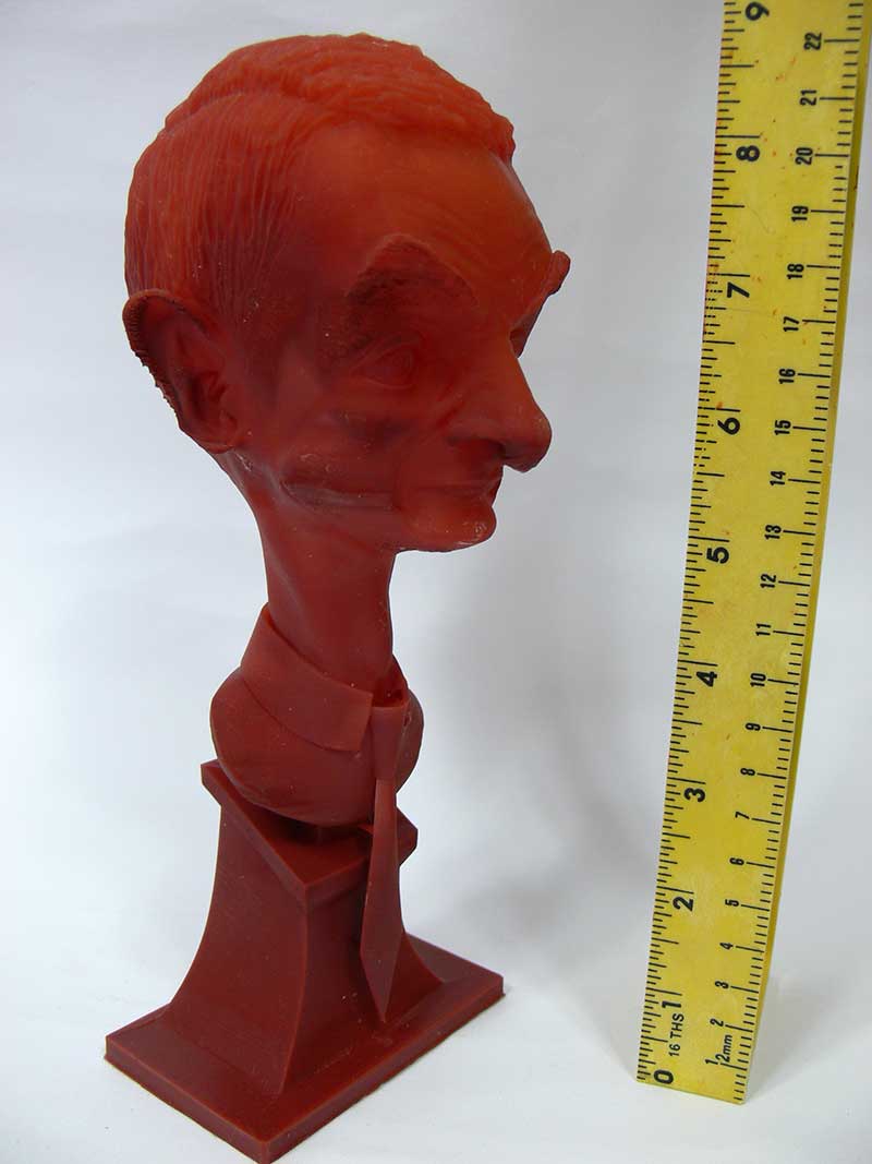 Mr Bean printed with Kudo3D Titan 1 DLP Printer