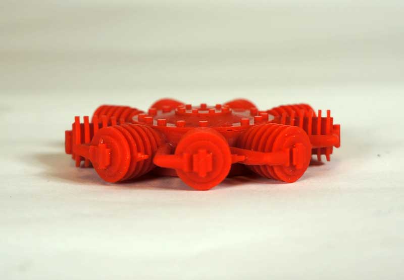 3D printed motor model with Kudo3D Titan 1 SLA 3D printer