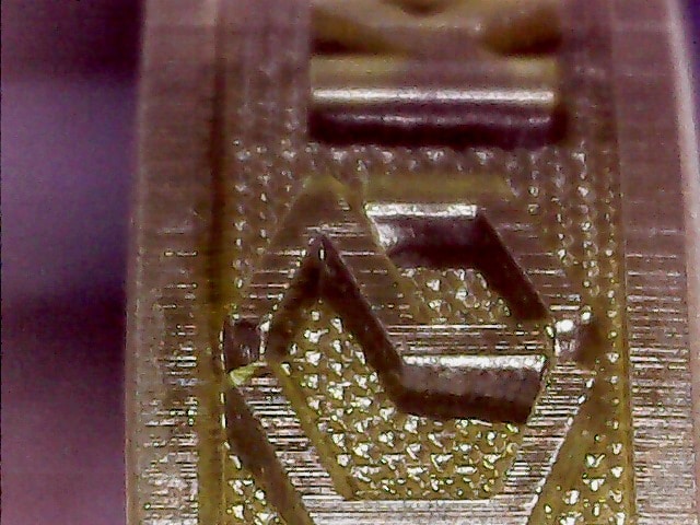 3D printed Kudo3D Ring with Titan 1 DLP 3D printer
