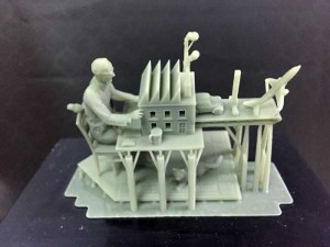 Kudo3D Titan 1 printed Brett Ryder’s Economist illustration – 3rd Industrial Revolution