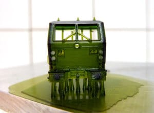 3D Print Belgium railways "NMBS" using Kudo3D Titan 1 SLA 3D printer.