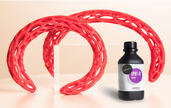 flexible Spot-E elastic resin