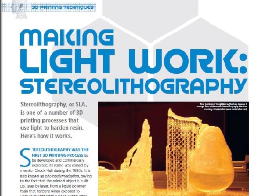 Titan 1 was featured on an article on Stereolithography by Eaglemoss Publications!
