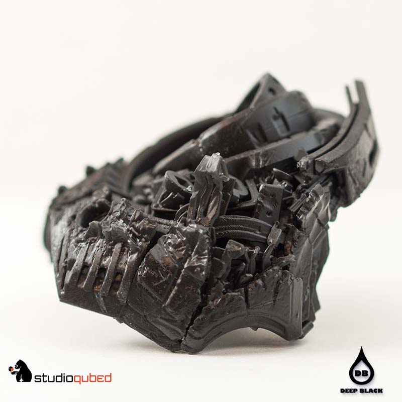 3D Print Partial War Machine with Kudo3D Titan1 / Fun To Do Deep Black Resin