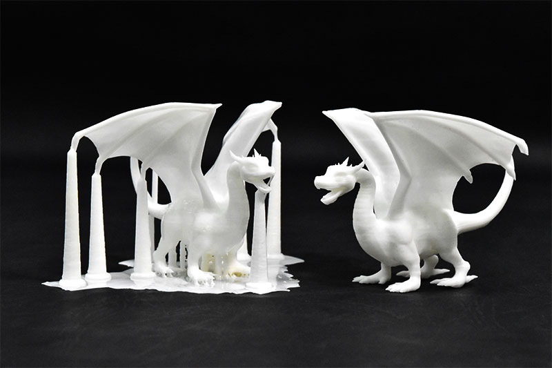 3D Print Dragon with Kudo3D Titan1 Fun To Do Snow White Resin