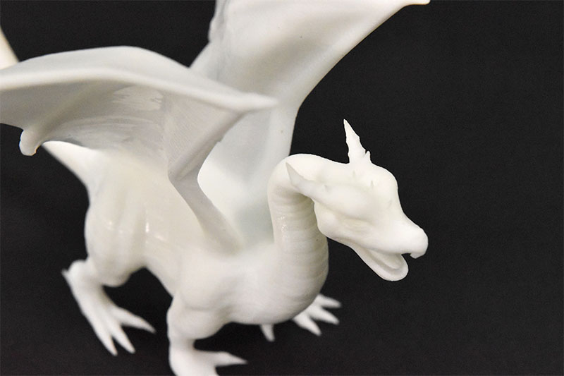 3D Print Dragon with Kudo3D Titan1 Fun To Do Snow White Resin