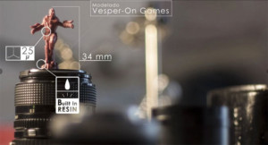 3D Print Model (Vesper-On Game) with Kudo3D Titan1 / SPOT-HT Resin by SolidCam Estudio