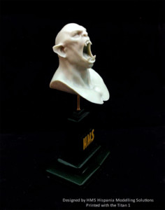 3D Print Screaming Orc with Kudo3D Titan 1 / Spot HT Resin by HMS Hispania Modelling Solutions