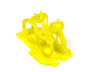 Pino's rings printed by Kudo3D Titan 2