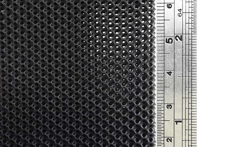 Large mesh printed with high resolution 3D printer Titan 2 using 3DSR General Black Resin