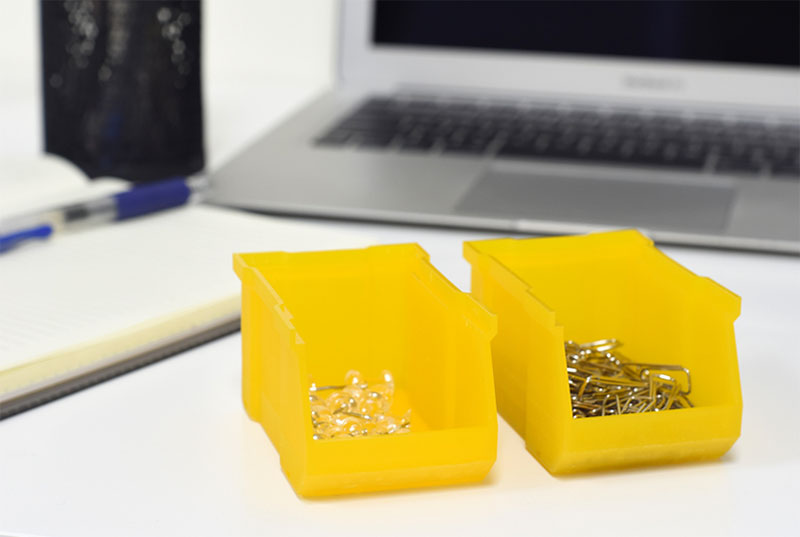 Kudo3d 3D Print Mini Stacking Box Storage Bin using 3DSR ENG Hard Resin
