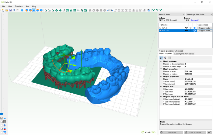 Kudo3D Print Job Software