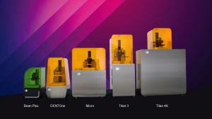 Bean Plus, DENTOne, Micro, Titan 3, Titan 4K 3D Printers