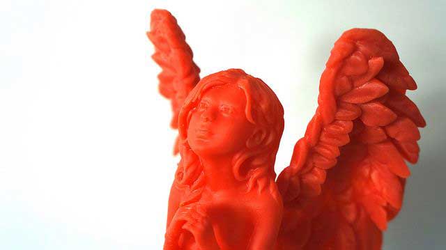 Kudo3D Titan 1 DLP printed angel
