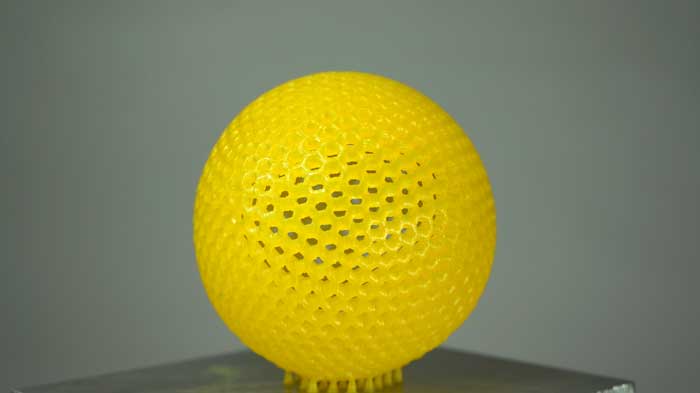 Kudo3D Titan 1 printed Polyhedron Ball