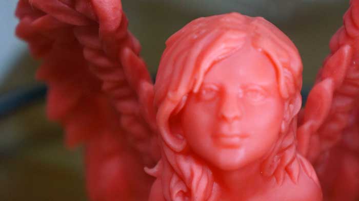 Kudo3D Titan 1 DLP printed angel