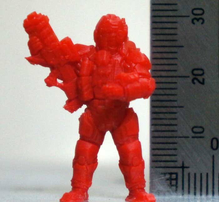 Kudo3D Titan 1 printed Grenadier